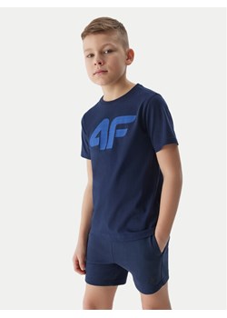 4F Szorty sportowe 4FJWSS24TSHOM272 Granatowy Regular Fit ze sklepu MODIVO w kategorii Spodenki chłopięce - zdjęcie 182694462