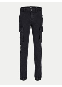 Jack&Jones Junior Jeansy Paul 12259334 Czarny Slim Fit ze sklepu MODIVO w kategorii Spodnie dziewczęce - zdjęcie 182694510