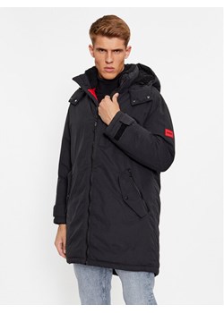 Hugo Parka Munkon 50495817 Czarny Regular Fit ze sklepu MODIVO w kategorii Parki męskie - zdjęcie 182694531