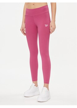 Reebok Legginsy IM4082 Różowy Slim Fit ze sklepu MODIVO w kategorii Spodnie damskie - zdjęcie 182694714