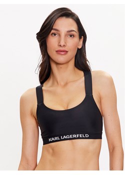 KARL LAGERFELD Góra od bikini 230W2213 Czarny ze sklepu MODIVO w kategorii Stroje kąpielowe - zdjęcie 182694721