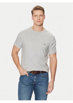 Gant T-Shirt Shield 2003185 Szary Slim Fit ze sklepu MODIVO w kategorii T-shirty męskie - zdjęcie 182694872