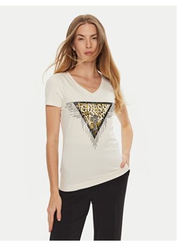 Guess T-Shirt W4BI18 J1314 Beżowy ze sklepu MODIVO w kategorii Bluzki damskie - zdjęcie 182694984