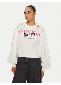PINKO Bluzka 102827 A1LU Biały Regular Fit ze sklepu MODIVO w kategorii Bluzki damskie - zdjęcie 182695073