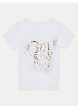Guess T-Shirt K5RI00 K6YW4 Biały Regular Fit ze sklepu MODIVO w kategorii T-shirty chłopięce - zdjęcie 182695130