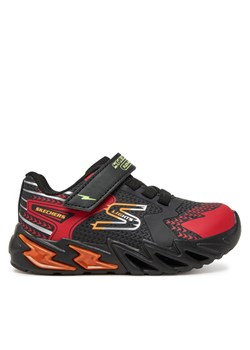 Skechers Sneakersy Flex-Glow Bolt- 400138N/BKRD Czarny ze sklepu MODIVO w kategorii Buty sportowe dziecięce - zdjęcie 182695133