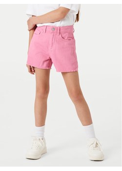 NAME IT Szorty jeansowe Rose 13239003 Różowy Mom Fit ze sklepu MODIVO w kategorii Spodenki dziewczęce - zdjęcie 182695134