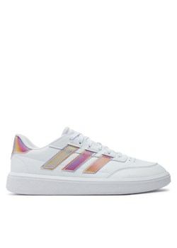 adidas Sneakersy Courtblock IG6884 Biały ze sklepu MODIVO w kategorii Buty sportowe damskie - zdjęcie 182695141