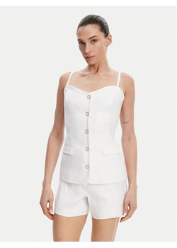 Guess Top W5GH0L WH5L2 Biały Regular Fit ze sklepu MODIVO w kategorii Bluzki damskie - zdjęcie 182695242