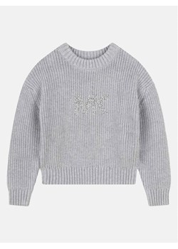MICHAEL KORS KIDS Sweter R30162 M Szary Regular Fit ze sklepu MODIVO w kategorii Swetry dziewczęce - zdjęcie 182695293