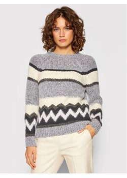 Peserico Sweter S99196F03 9018R Szary Regular Fit ze sklepu MODIVO w kategorii Swetry damskie - zdjęcie 182695342