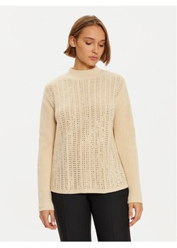 LOLA CASADEMUNT Sweter LF2411010 Écru Regular Fit ze sklepu MODIVO w kategorii Swetry damskie - zdjęcie 182695361