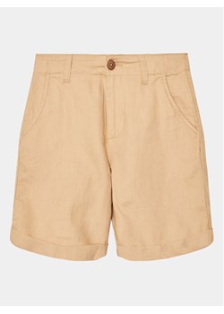 United Colors Of Benetton Szorty materiałowe 4BE7C901E Beżowy Regular Fit ze sklepu MODIVO w kategorii Spodenki chłopięce - zdjęcie 182695374