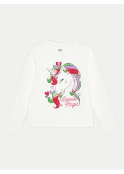 OVS Bluzka 2122169 Écru Regular Fit ze sklepu MODIVO w kategorii Bluzki dziewczęce - zdjęcie 182695431