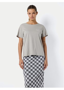 Noisy May T-Shirt Nate 27032631 Szary Regular Fit ze sklepu MODIVO w kategorii Bluzki damskie - zdjęcie 182695433