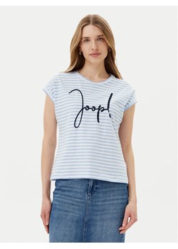 JOOP! T-Shirt 58 252JE58Teri 30046240 Błękitny Regular Fit ze sklepu MODIVO w kategorii Bluzki damskie - zdjęcie 182695452