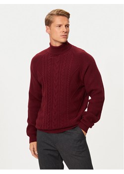 Hechter Paris Golf 65019 142814 Czerwony Regular Fit ze sklepu MODIVO w kategorii Swetry męskie - zdjęcie 182695492