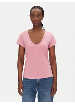 BOSS T-Shirt C_Eslane_4 50540432 Różowy Slim Fit ze sklepu MODIVO w kategorii Bluzki damskie - zdjęcie 182695514