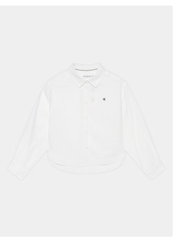 Calvin Klein Jeans Koszula IG0IG02331 Biały Oversize ze sklepu MODIVO w kategorii Koszule chłopięce - zdjęcie 182695534