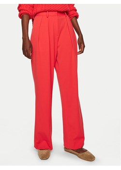 STAUD Spodnie palazzo Luisa R24P4100ST Czerwony Wide Leg ze sklepu MODIVO w kategorii Spodnie damskie - zdjęcie 182695551