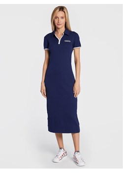 adidas Sukienka codzienna Polo HL6579 Granatowy Regular Fit - id: 0000209999297 - marki adidas - 182695781 adidas Sukienka codzienna Polo HL6579 Granatowy Regular Fit ze sklepu MODIVO w kategorii Sukienki - zdjęcie 182695781