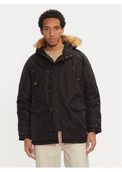 Guess Parka M4BL22 WG932 Czarny Regular Fit ze sklepu MODIVO w kategorii Parki męskie - zdjęcie 182695790