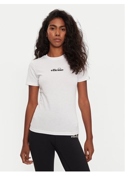 Ellesse T-Shirt Beckana SGP16458 Biały Regular Fit ze sklepu MODIVO w kategorii Bluzki damskie - zdjęcie 182695801