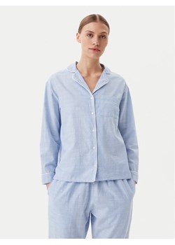 Hunkemöller Koszulka piżamowa 301491 Błękitny Regular Fit ze sklepu MODIVO w kategorii Piżamy damskie - zdjęcie 182695871
