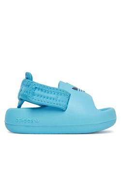 adidas Sandały adiform adilette JP5531 Niebieski ze sklepu MODIVO w kategorii Sandały dziecięce - zdjęcie 182696051