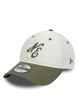 New Era Czapka z daszkiem Linen Script 920 Ne 60503545 Écru ze sklepu MODIVO w kategorii Czapki z daszkiem męskie - zdjęcie 182696240