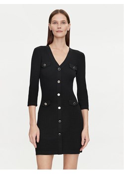 Morgan Sukienka dzianinowa 241-RMLILY Czarny Slim Fit ze sklepu MODIVO w kategorii Sukienki - zdjęcie 182696270