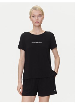 Emporio Armani T-Shirt EW000780 AF12192 UC001 Czarny Regular Fit ze sklepu MODIVO w kategorii Bluzki damskie - zdjęcie 182696313