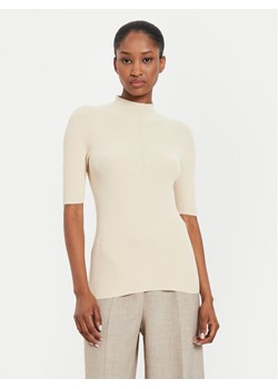 Kontatto Sweter 3M0121 Beżowy Regular Fit ze sklepu MODIVO w kategorii Swetry damskie - zdjęcie 182696374