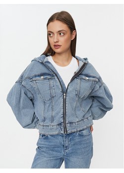 Noisy May Kurtka jeansowa Alviva 27028452 Niebieski Relaxed Fit ze sklepu MODIVO w kategorii Kurtki damskie - zdjęcie 182696421