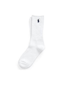Polo Ralph Lauren Skarpety wysokie damskie 455846847003 Biały ze sklepu MODIVO w kategorii Skarpetki damskie - zdjęcie 182696522