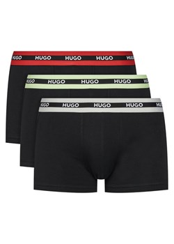 HUGO Komplet 3 par bokserek 50492375 Czarny Regular Fit ze sklepu MODIVO w kategorii Majtki męskie - zdjęcie 182696683