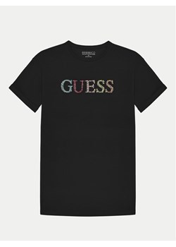 Guess T-Shirt J5GI38 J1314 Czarny Regular Fit ze sklepu MODIVO w kategorii T-shirty chłopięce - zdjęcie 182696791