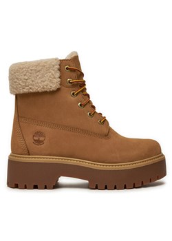 Timberland Trapery Stone Street TB0A2PU67541 Beżowy ze sklepu MODIVO w kategorii Workery damskie - zdjęcie 182696862