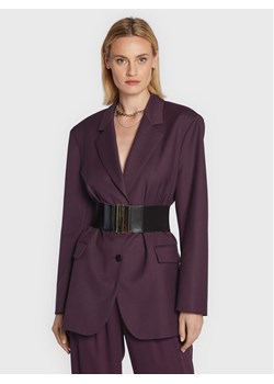 Patrizia Pepe Marynarka 8S0442/A106-M424 Fioletowy Oversize ze sklepu MODIVO w kategorii Marynarki damskie - zdjęcie 182696974