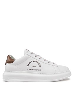 KARL LAGERFELD Sneakersy Kapri KL52538K Biały ze sklepu MODIVO w kategorii Buty sportowe męskie - zdjęcie 182697101