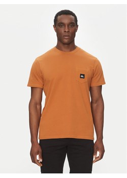 Quiksilver T-Shirt EQYZT08035 Brązowy Regular Fit ze sklepu MODIVO w kategorii T-shirty męskie - zdjęcie 182697223