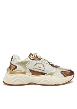 KARL LAGERFELD Sneakersy Komet KL65638M Złoty ze sklepu MODIVO w kategorii Buty sportowe damskie - zdjęcie 182697260