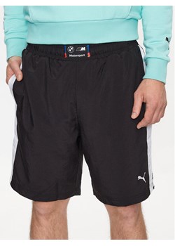 Puma Szorty sportowe BMW Statement 538401 Czarny Regular Fit ze sklepu MODIVO w kategorii Spodenki męskie - zdjęcie 182697300