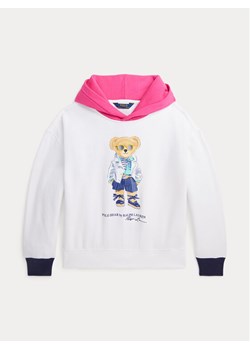 Polo Ralph Lauren Bluza Bear Hoodie 313926018001 Biały Regular Fit ze sklepu MODIVO w kategorii Bluzy dziewczęce - zdjęcie 182697412