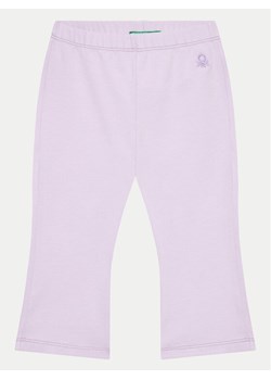 United Colors Of Benetton Legginsy 3DKEGF028 Fioletowy Flare Fit ze sklepu MODIVO w kategorii Spodnie dziewczęce - zdjęcie 182697483