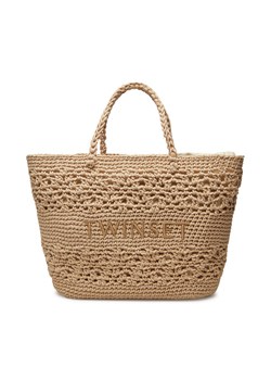 TWINSET Torebka 251TD8110 Beżowy ze sklepu MODIVO w kategorii Torby Shopper bag - zdjęcie 182697543