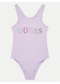 Guess Strój kąpielowy J4GZ03 MC040 Fioletowy ze sklepu MODIVO w kategorii Stroje kąpielowe - zdjęcie 182697571