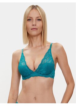 Calvin Klein Underwear Biustonosz z fiszbiną 000QF6396E Zielony ze sklepu MODIVO w kategorii Biustonosze - zdjęcie 182697610