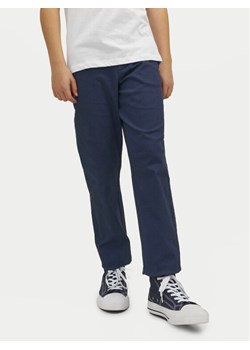 Jack&Jones Junior Chinosy Marco 12224625 Granatowy Regular Fit ze sklepu MODIVO w kategorii Spodnie chłopięce - zdjęcie 182697721