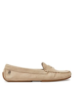 Tommy Hilfiger Mokasyny Th Suede Driver Loafer FW0FW08563 Beżowy ze sklepu MODIVO w kategorii Mokasyny damskie - zdjęcie 182697811